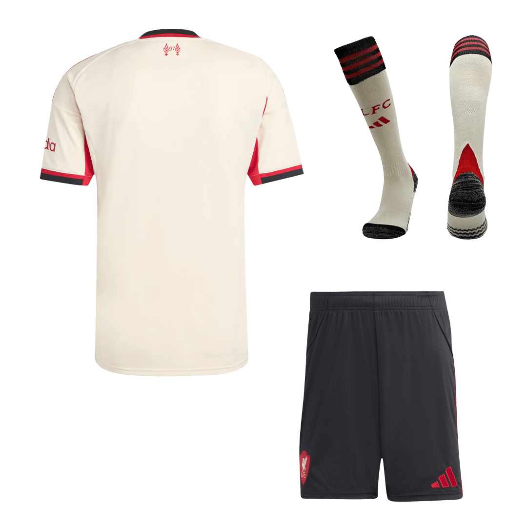 Liverpool Away Jerseys Kit 2025/26 - gogoalshop