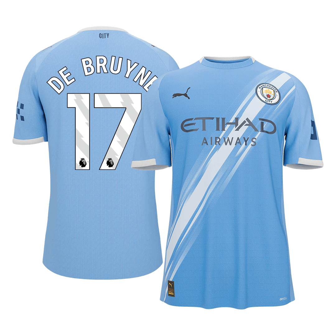 DE BRUYNE #17 Manchester City Home Soccer Jersey 2025/26 - gogoalshop
