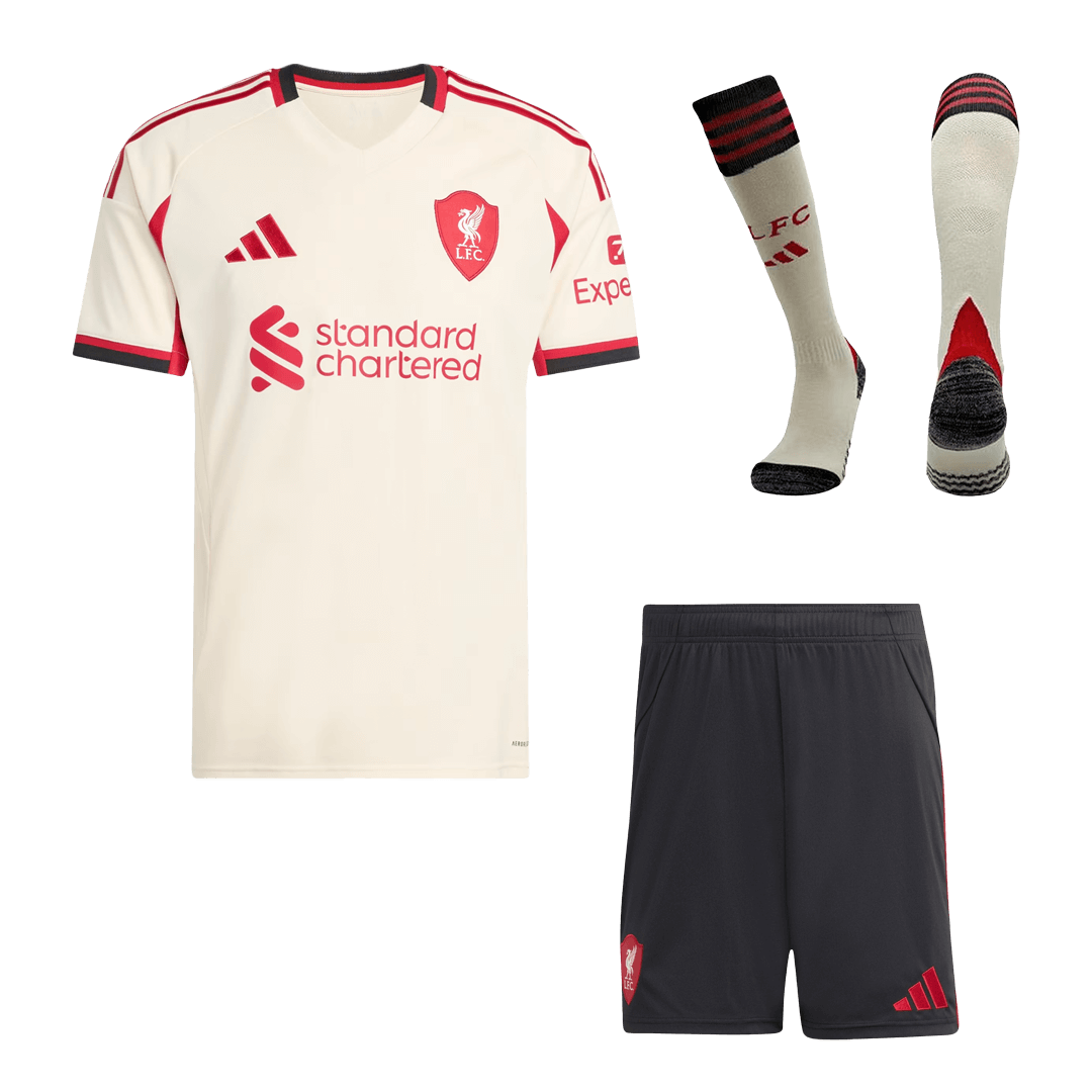 Liverpool Away Jerseys Kit 2025/26 - gogoalshop