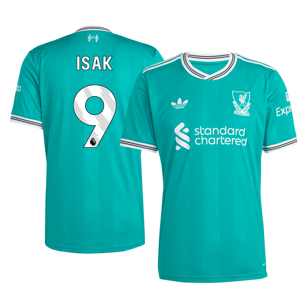 ISAK #9 Liverpool Third Away Soccer Jersey 2025/26 - gogoalshop