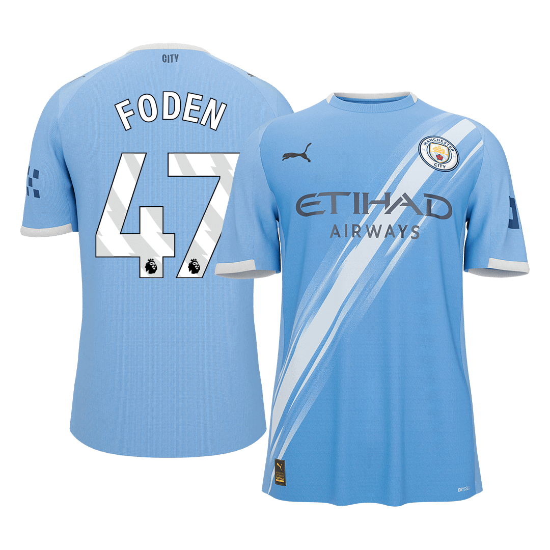 FODEN #47 Manchester City Home Soccer Jersey 2025/26 - gogoalshop