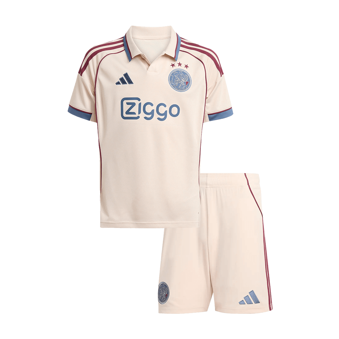 Ajax Third Away Kids Soccer Jerseys Kit 2025/26 - gogoalshop