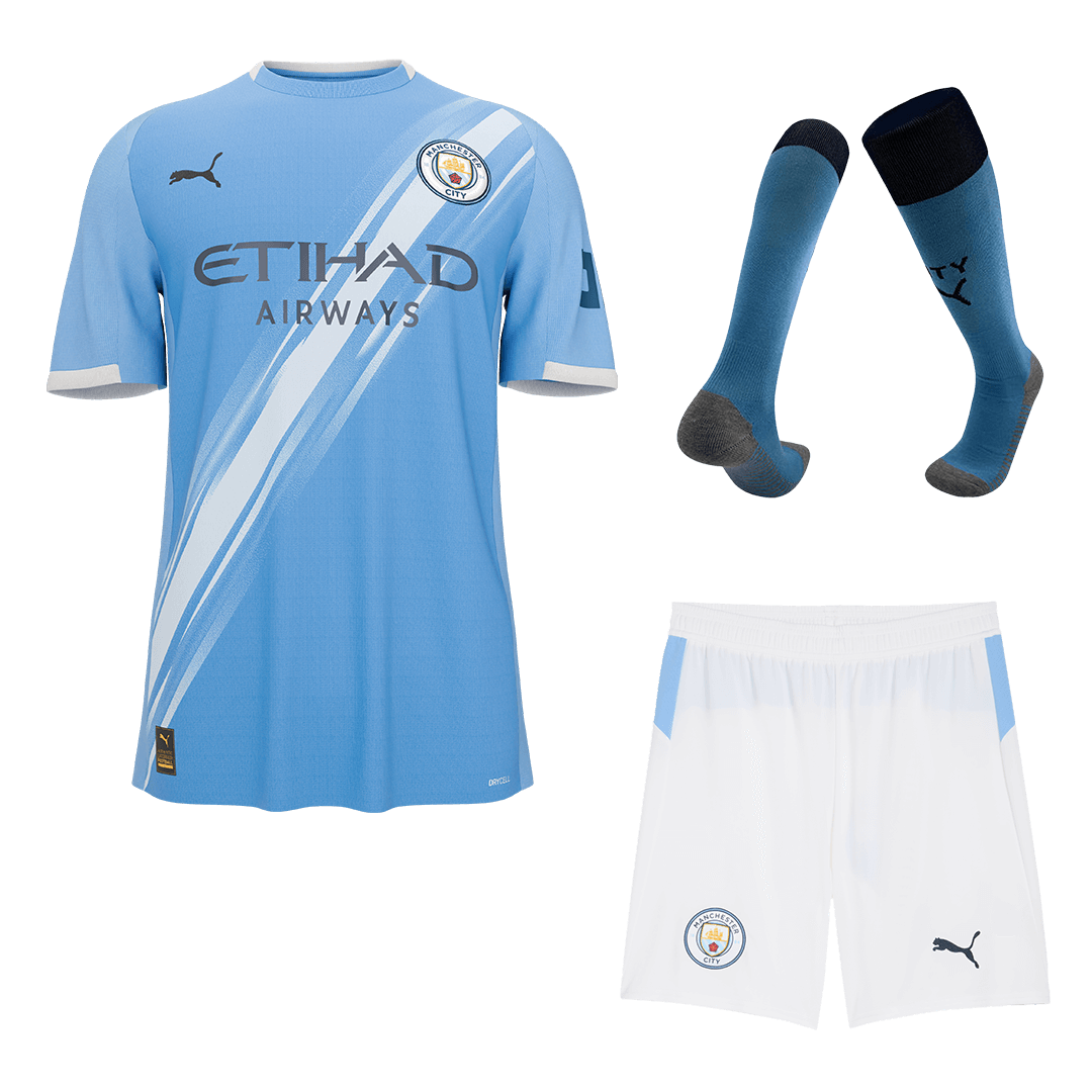 Manchester City Home Jerseys Full Kit 2025/26 - gogoalshop