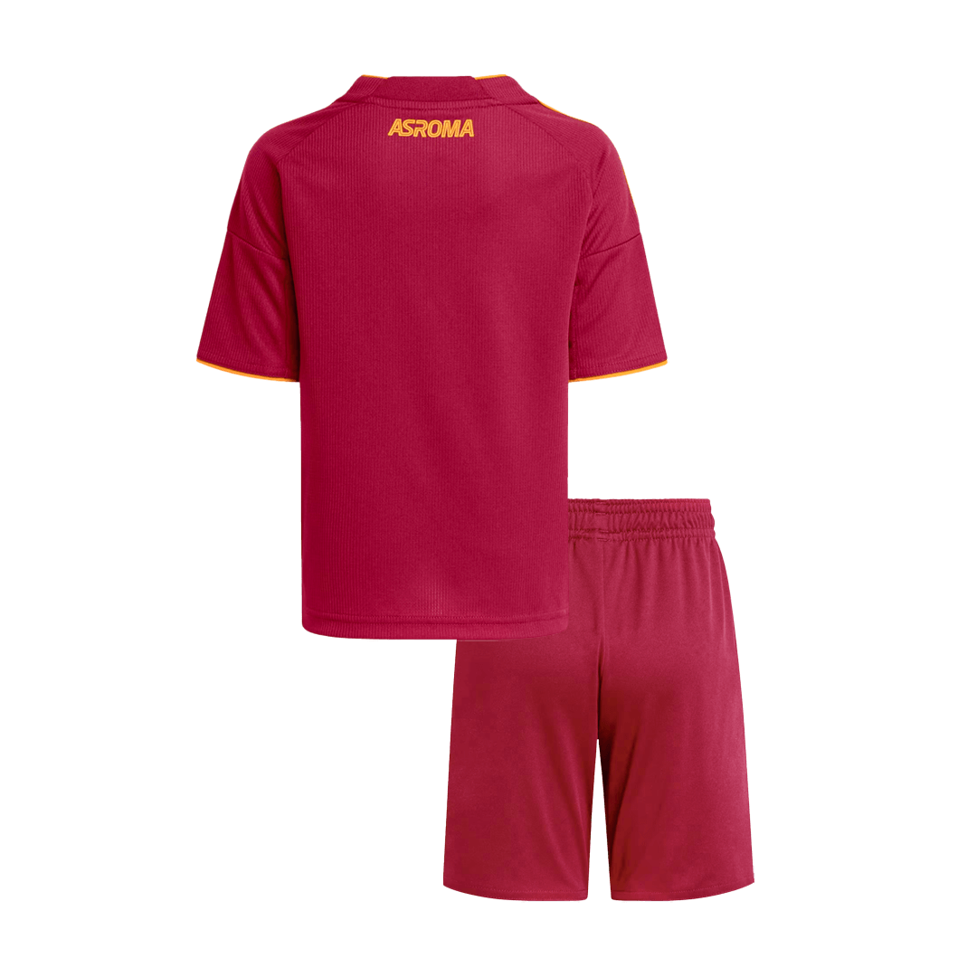 Roma Home Kids Soccer Jerseys Kit 2025/26 - gogoalshop