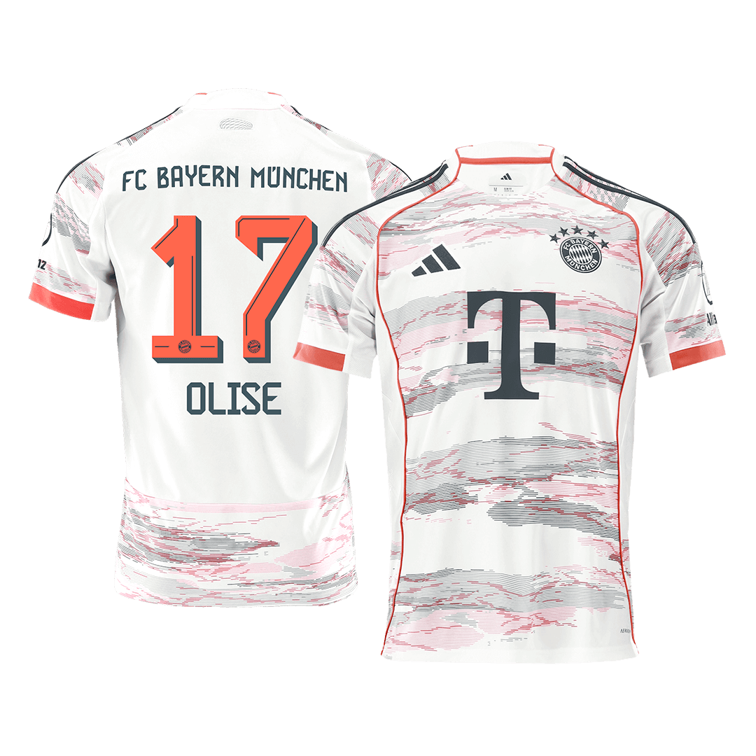 OLISE #17 Bayern Munich Away Soccer Jersey 2025/26 - gogoalshop
