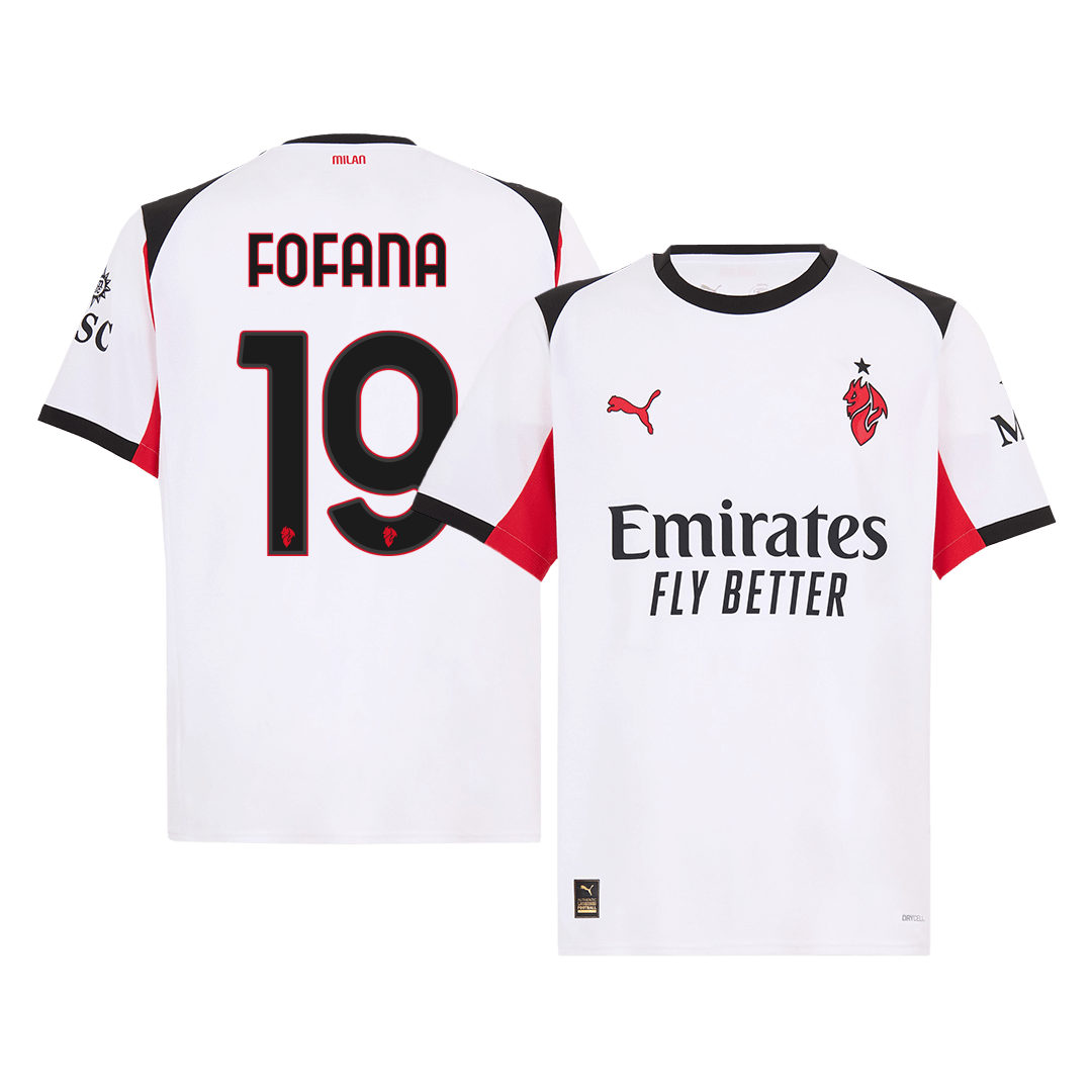 FOFANA #19 AC Milan Away Soccer Jersey 2025/26 - gogoalshop