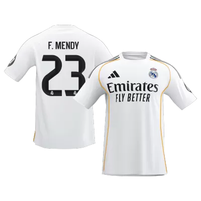 F.MENDY #23 Real Madrid Home Soccer Jersey 2025/26 - gogoalshop