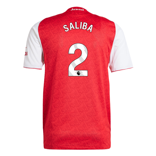SALIBA #2 Arsenal Home Player Version Jersey 2025/26 - gogoalshop