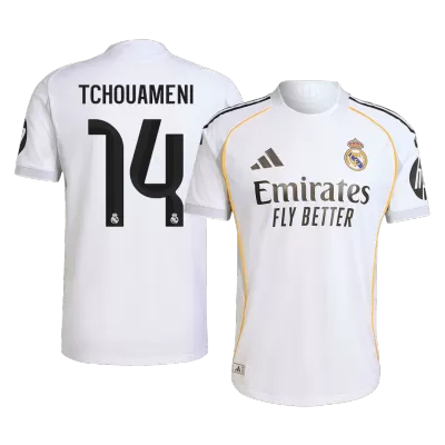 TCHOUAMENI #14 Real Madrid Home Authentic Soccer Jersey 2025/26 - gogoalshop