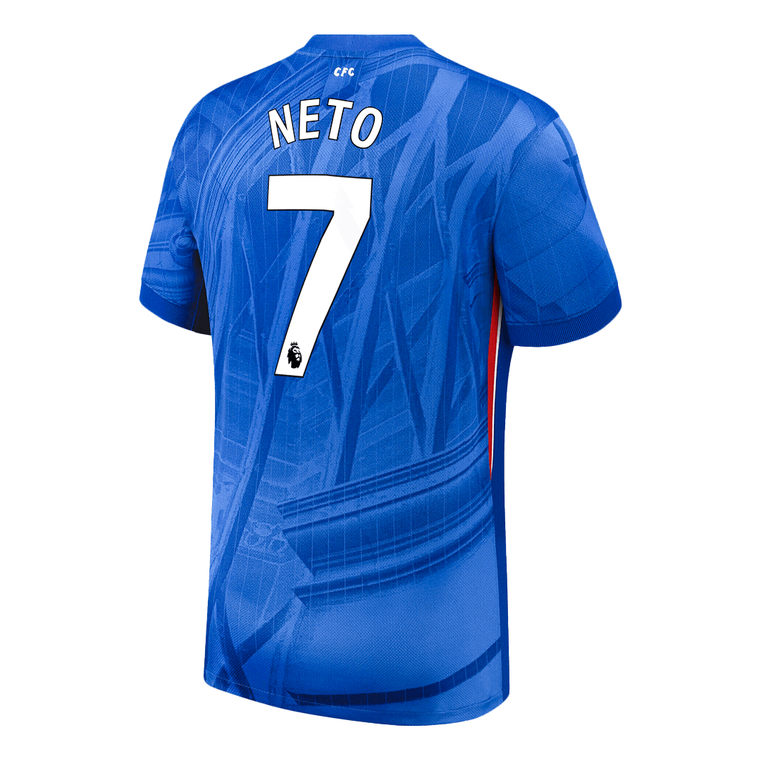 NETO #7 Chelsea Home Soccer Jersey 2025/26 - gogoalshop