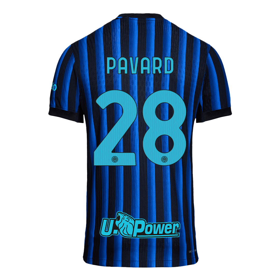 PAVARD #28 Inter Milan Home Authentic Soccer Jersey 2025/26 - gogoalshop