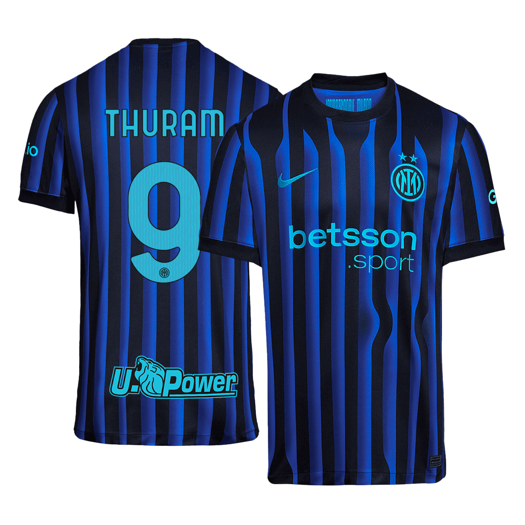 THURAM #9 Inter Milan Home Soccer Jersey 2025/26 - gogoalshop