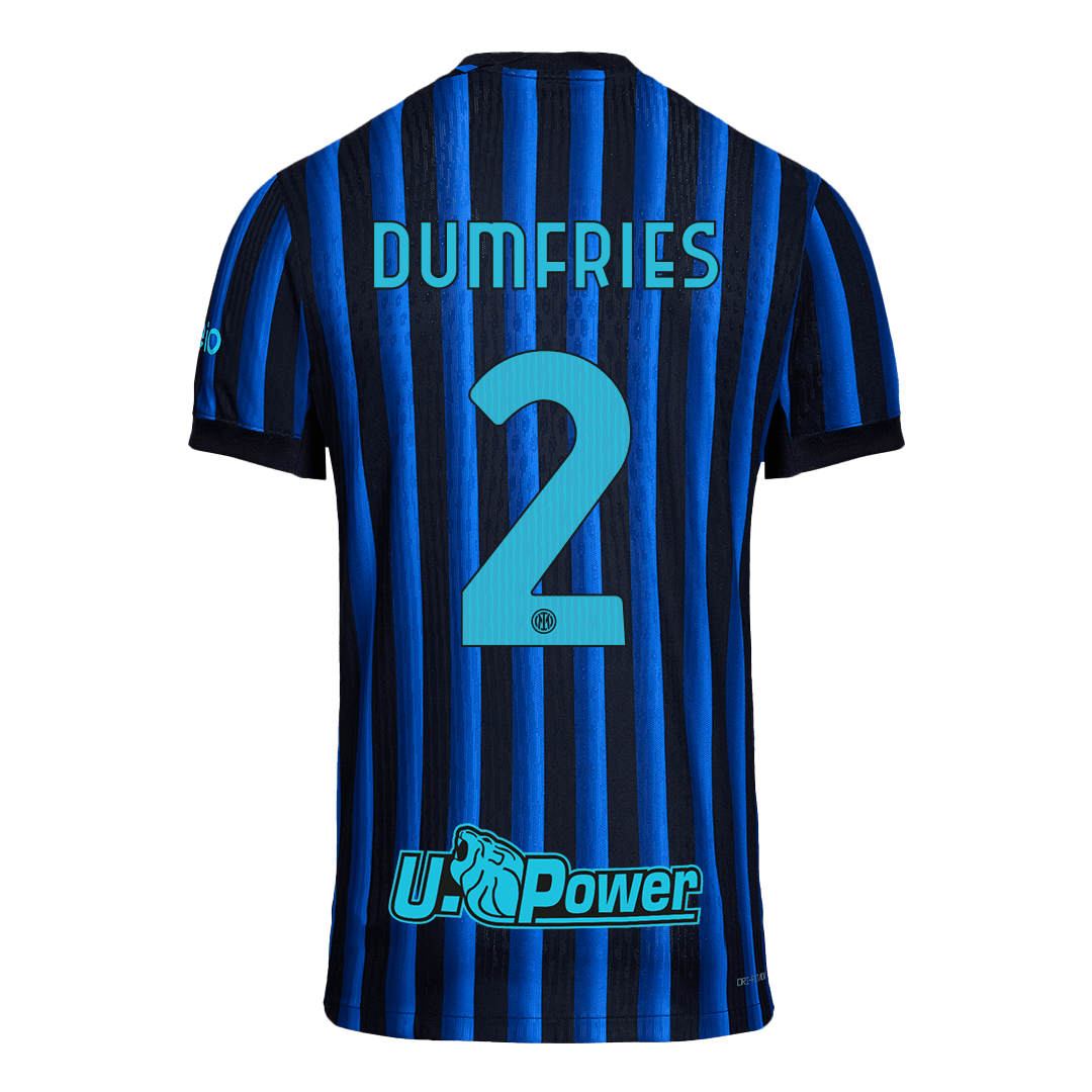 DUMFRIES #2 Inter Milan Home Authentic Soccer Jersey 2025/26 - gogoalshop