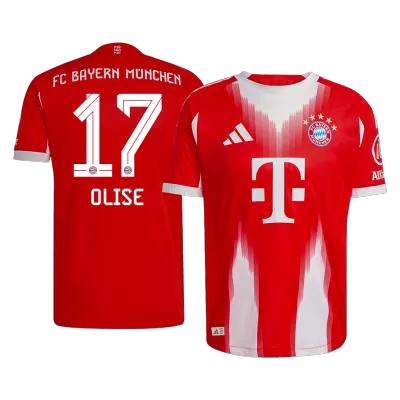 OLISE #17 Bayern Munich Home Authentic Soccer Jersey 2025/26 - gogoalshop