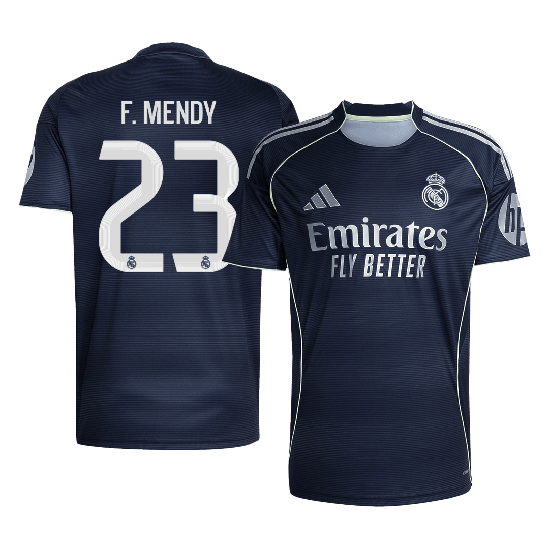 F.MENDY #23 Real Madrid Away Soccer Jersey 2025/26 - gogoalshop