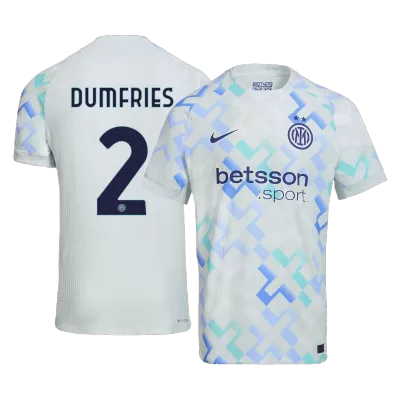DUMFRIES #2 Inter Milan Away Authentic Soccer Jersey 2025/26 - gogoalshop