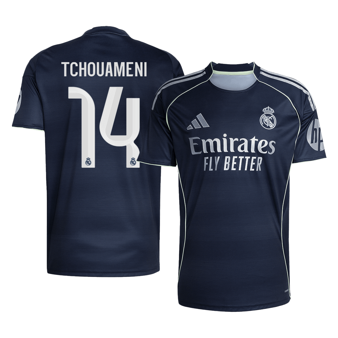 TCHOUAMENI #14 Real Madrid Away Soccer Jersey 2025/26 - gogoalshop