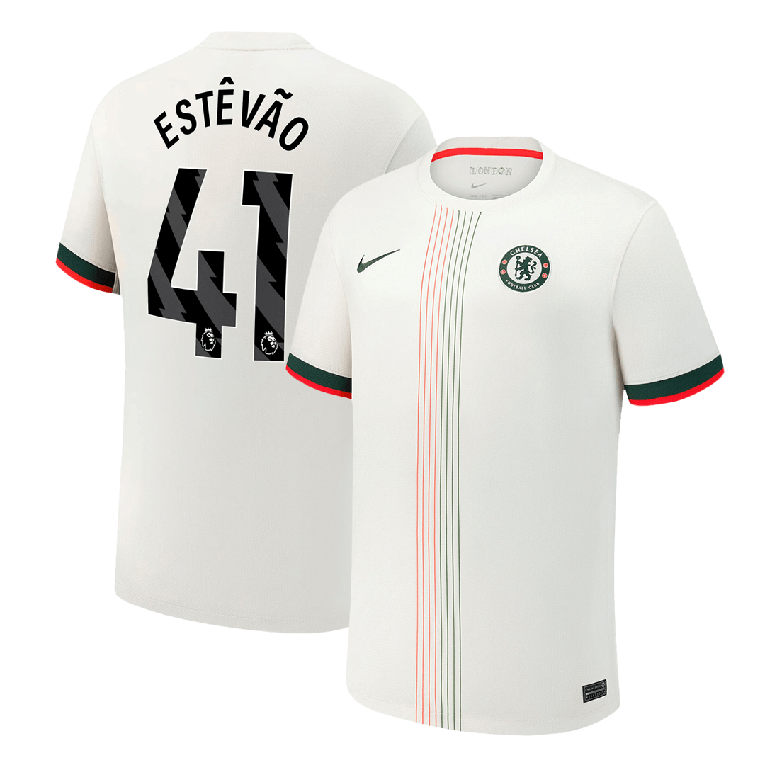 ESTÊVÃO #41 Chelsea Away Soccer Jersey 2025/26 - gogoalshop