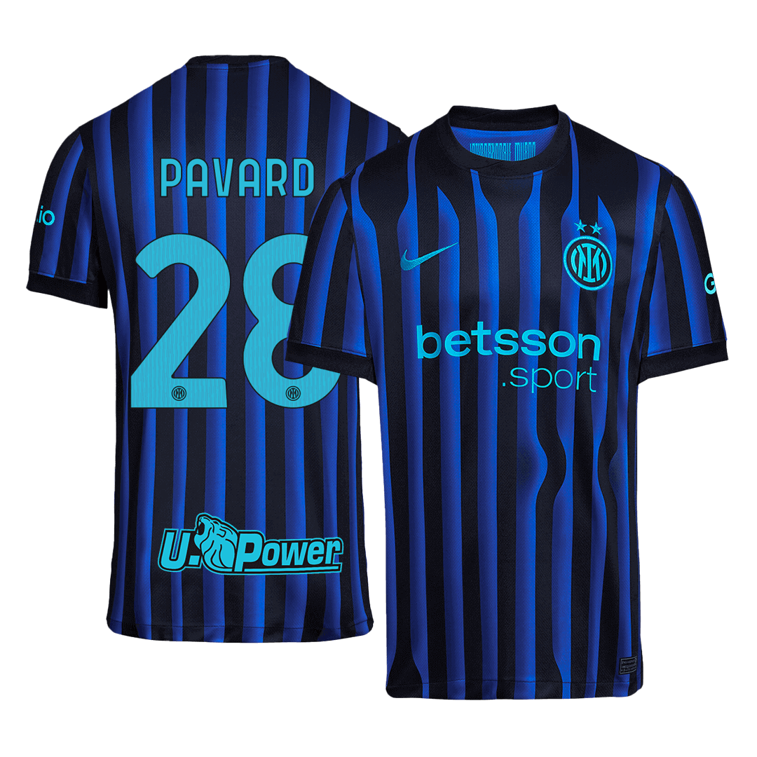 PAVARD #28 Inter Milan Home Soccer Jersey 2025/26 - gogoalshop