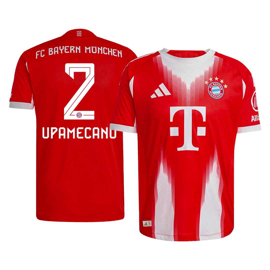 UPAMECANO #2 Bayern Munich Home Player Version Jersey 2025/26 - gogoalshop