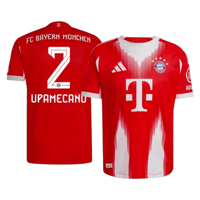 UPAMECANO #2 Bayern Munich Home Authentic Soccer Jersey 2025/26 - gogoalshop