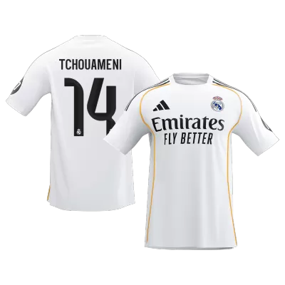 TCHOUAMENI #14 Real Madrid Home Soccer Jersey 2025/26 - gogoalshop