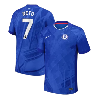NETO #7 Chelsea Home Authentic Soccer Jersey 2025/26 - gogoalshop