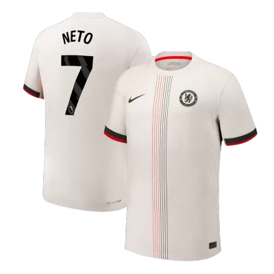 NETO #7 Chelsea Away Authentic Soccer Jersey 2025/26 - gogoalshop