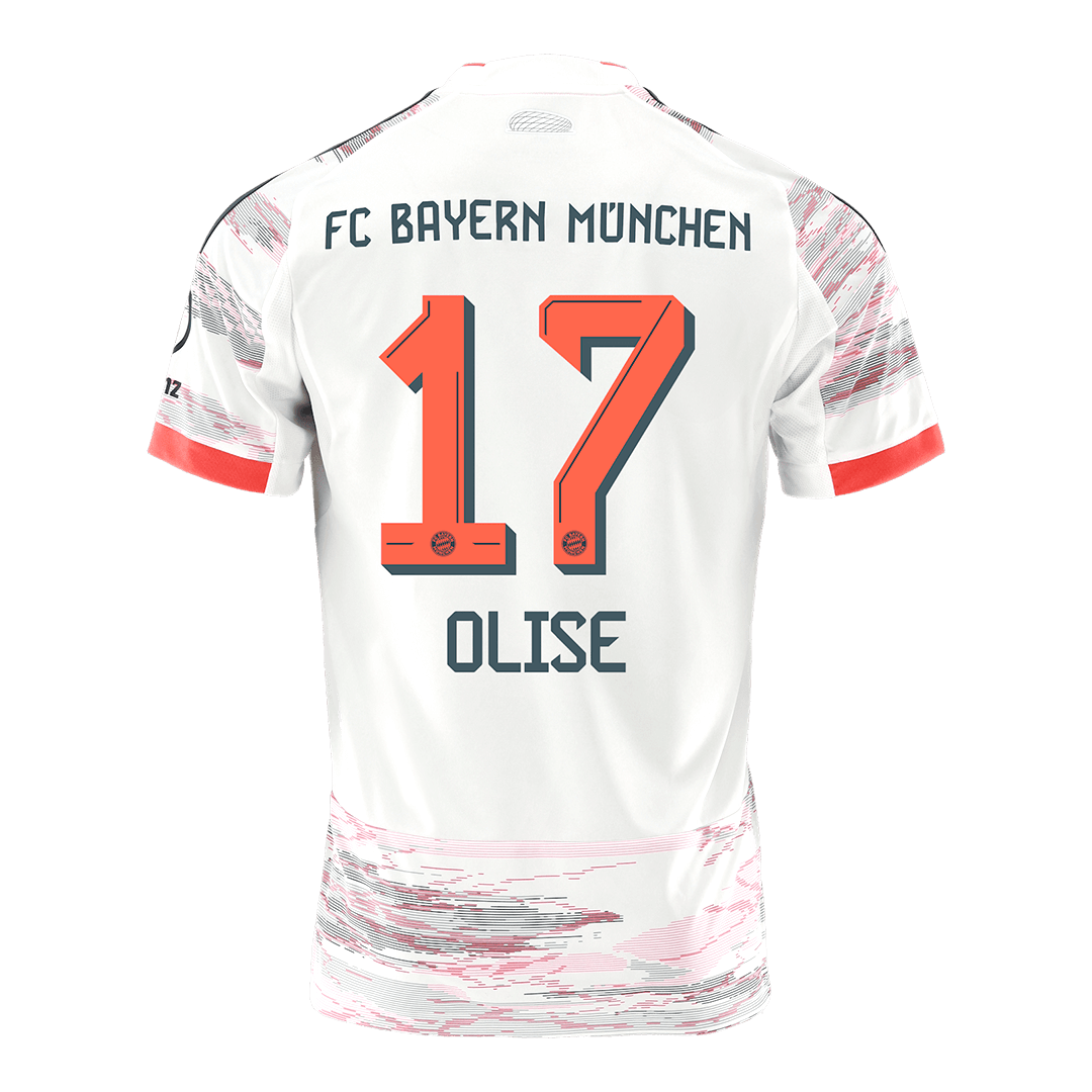 OLISE #17 Bayern Munich Away Soccer Jersey 2025/26 - gogoalshop