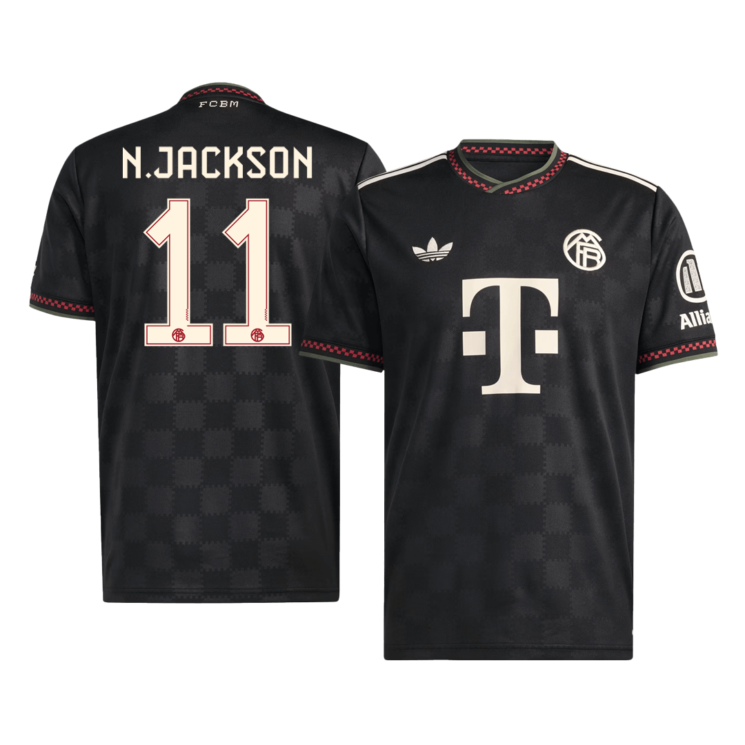 N.JACKSON #11 Bayern Munich Third Away Soccer Jersey 2025/26 - gogoalshop