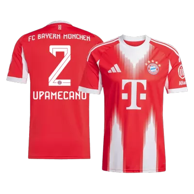 UPAMECANO #2 Bayern Munich Home Soccer Jersey 2025/26 - gogoalshop