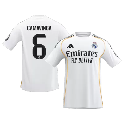 CAMAVINGA #6 Real Madrid Home Soccer Jersey 2025/26 - gogoalshop