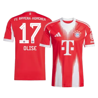 OLISE #17 Bayern Munich Home Soccer Jersey 2025/26 - gogoalshop