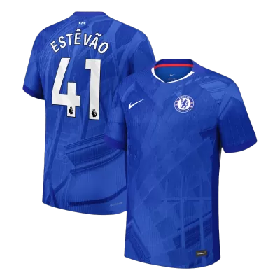 ESTÊVÃO #41 Chelsea Home Authentic Soccer Jersey 2025/26 - gogoalshop