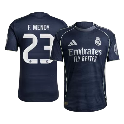 F.MENDY #23 Real Madrid Away Authentic Soccer Jersey 2025/26 - gogoalshop
