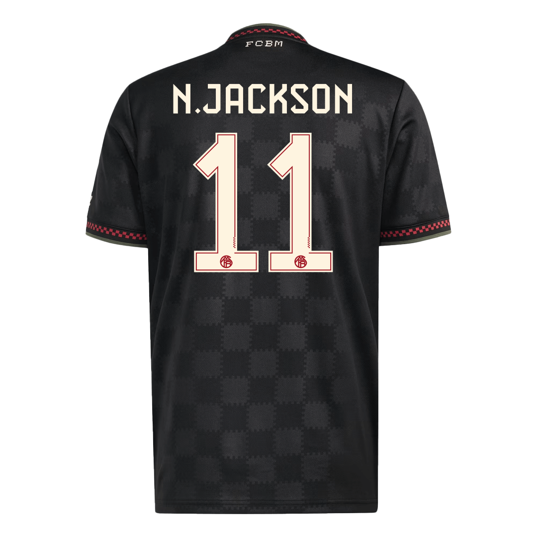 N.JACKSON #11 Bayern Munich Third Away Soccer Jersey 2025/26 - gogoalshop
