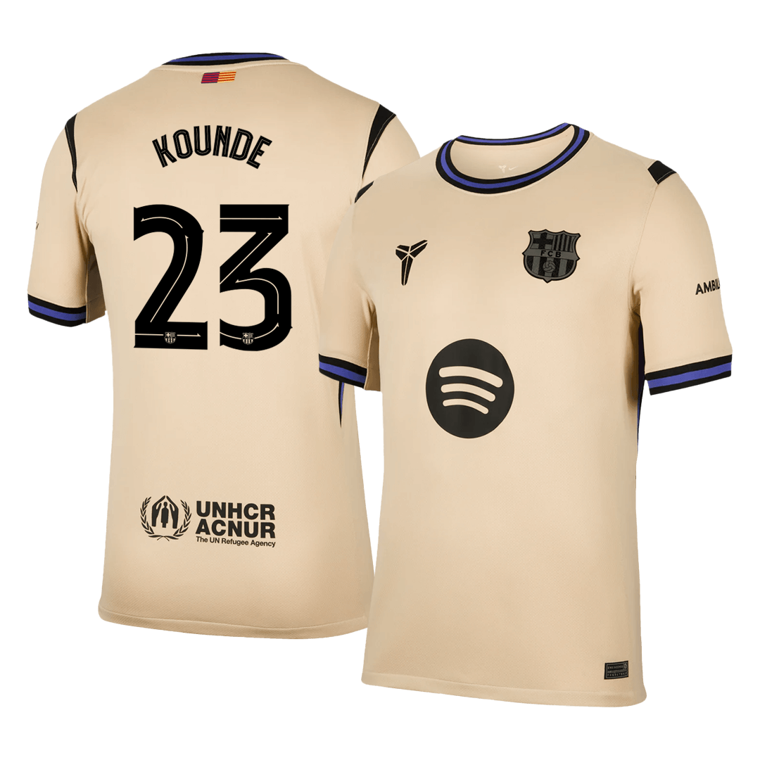 KOUNDE #23 Barcelona Away Soccer Jersey 2025/26 -UCL - gogoalshop