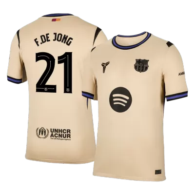 F.DE JONG #21 Barcelona Away Soccer Jersey 2025/26 -UCL - gogoalshop