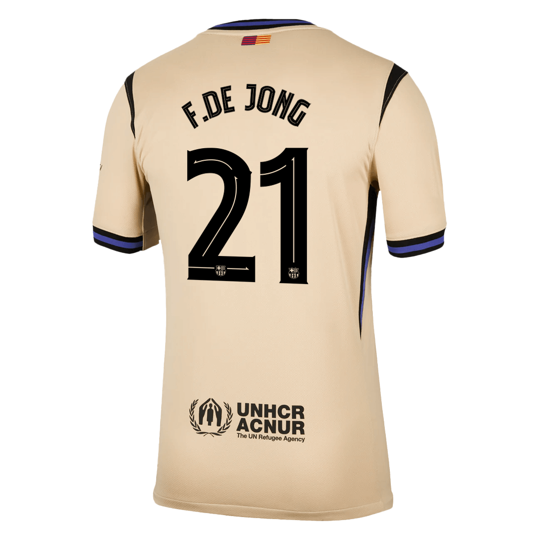 F.DE JONG #21 Barcelona Away Soccer Jersey 2025/26 -UCL - gogoalshop