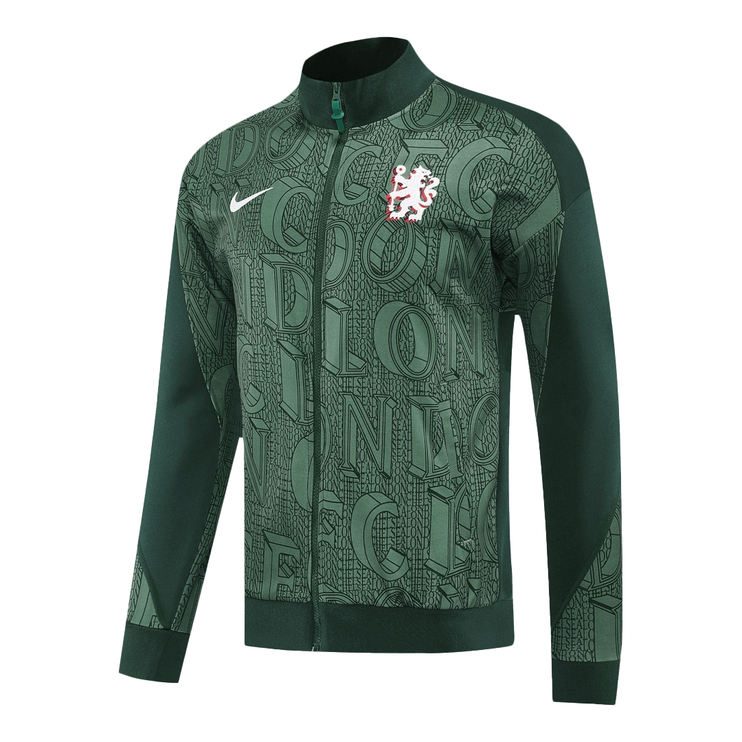 Chelsea Jacket Tracksuit 2025/26 Green - gogoalshop