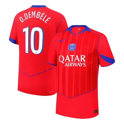 O.DEMBÉLÉ #10 PSG Third Away Authentic Soccer Jersey 2025/26 - gogoalshop