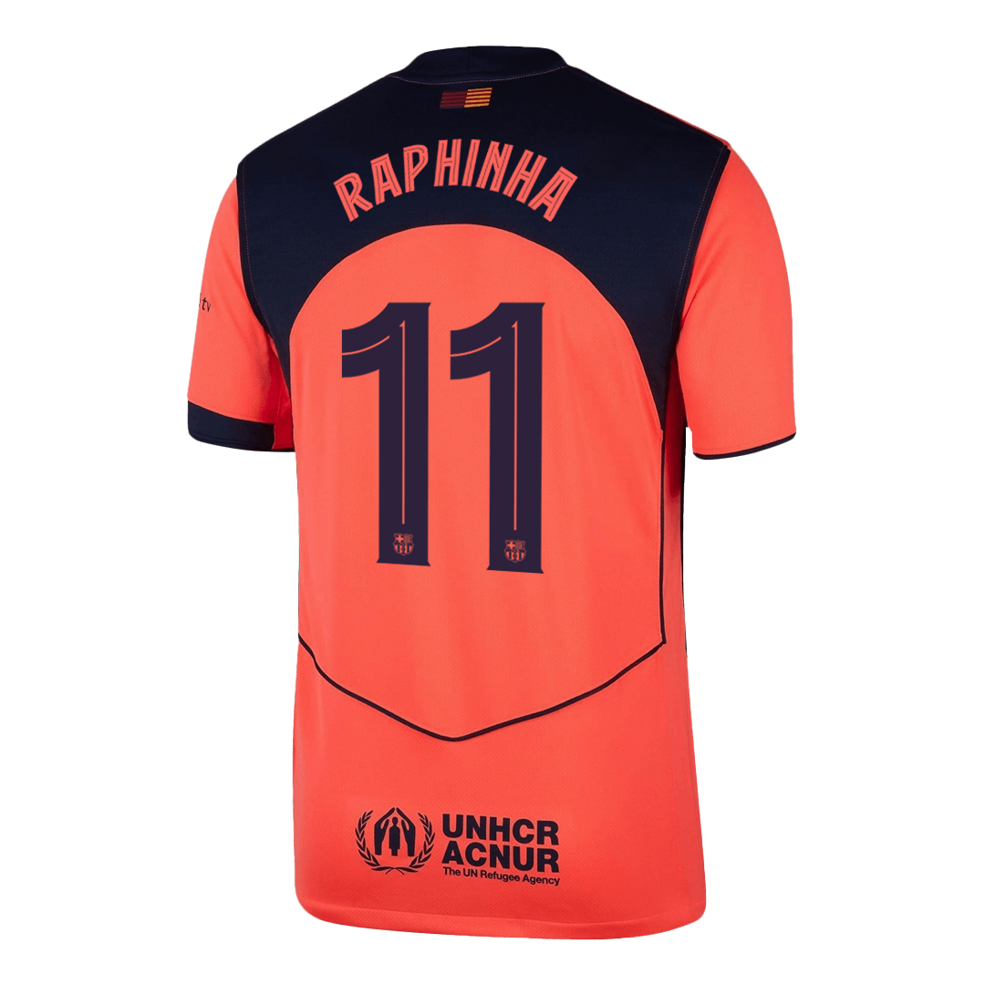 RAPHINHA #11 Barcelona Third Away Soccer Jersey 2025/26 -UCL - gogoalshop