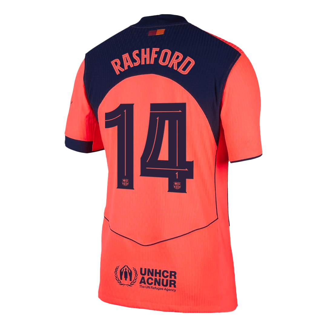 RASHFORD #14 Barcelona Third Away Authentic Soccer Jersey 2025/26 - UCL - gogoalshop