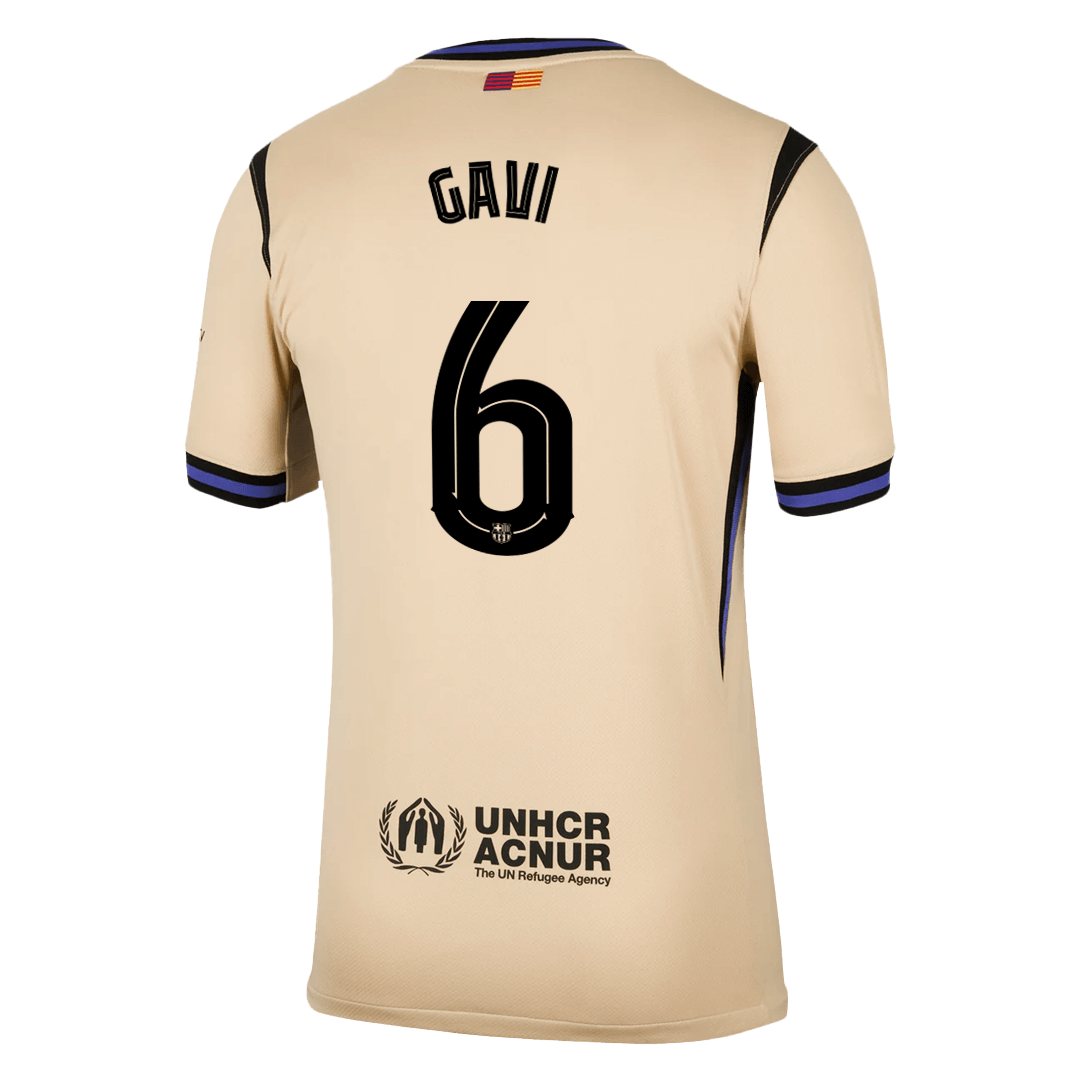 GAVI #6 Barcelona Away Soccer Jersey 2025/26 -UCL - gogoalshop