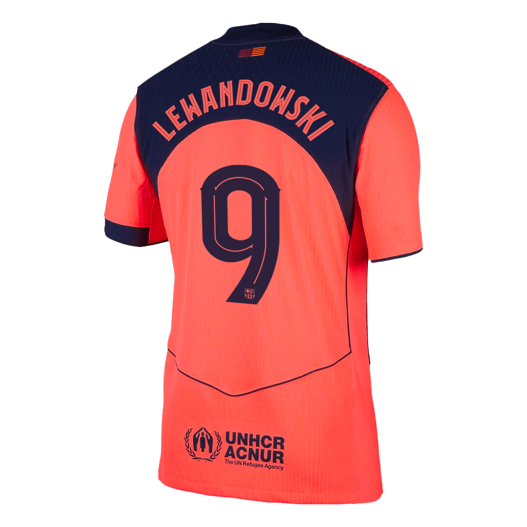 LEWANDOWSKI #9 Barcelona Third Away Authentic Soccer Jersey 2025/26 - UCL - gogoalshop
