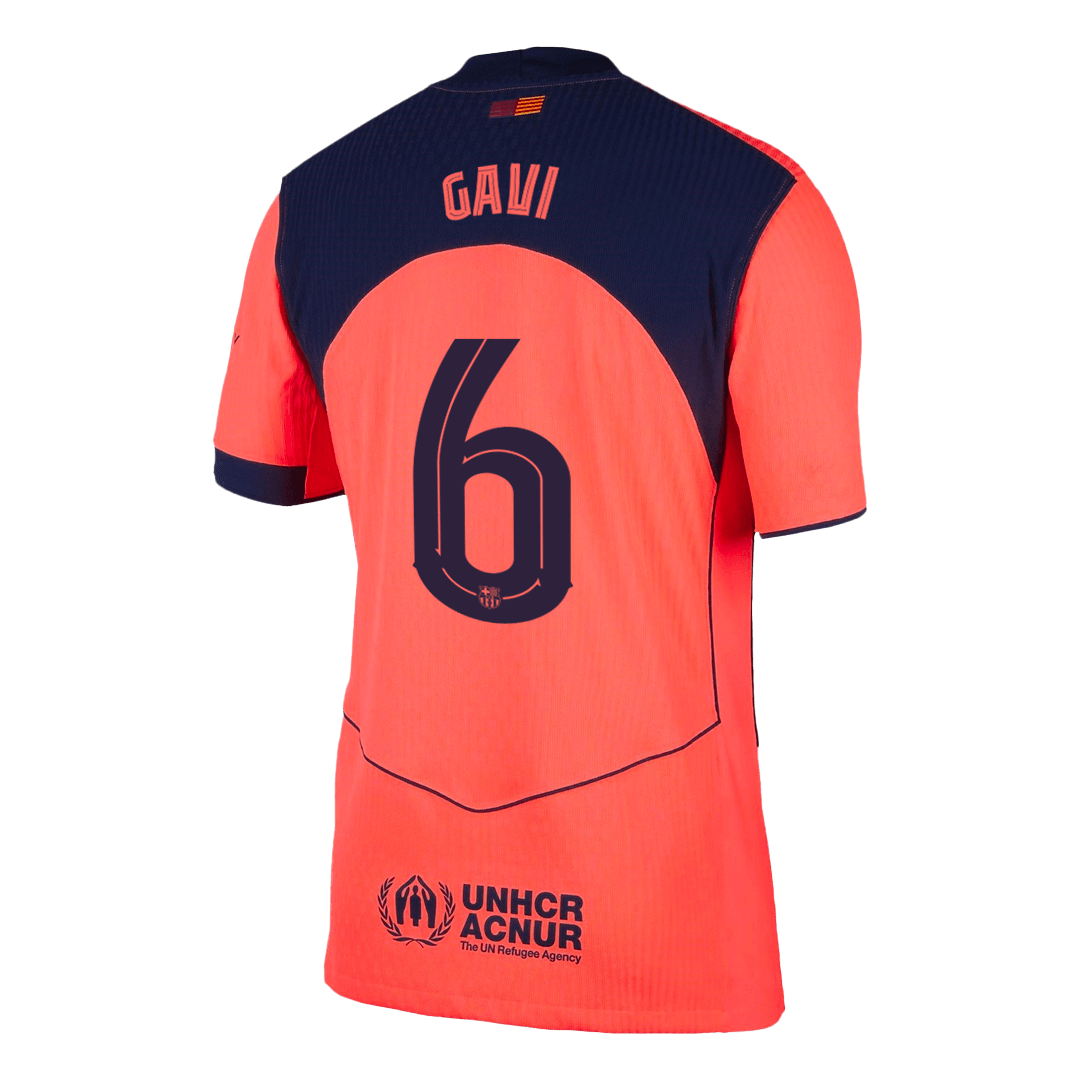 GAVI #6 Barcelona Third Away Authentic Soccer Jersey 2025/26 - UCL - gogoalshop