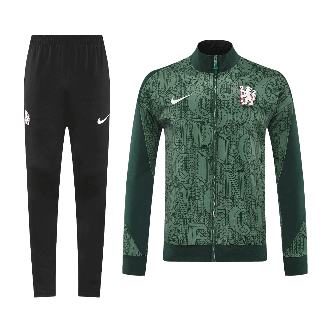 Chelsea Jacket Tracksuit 2025/26 Green - gogoalshop