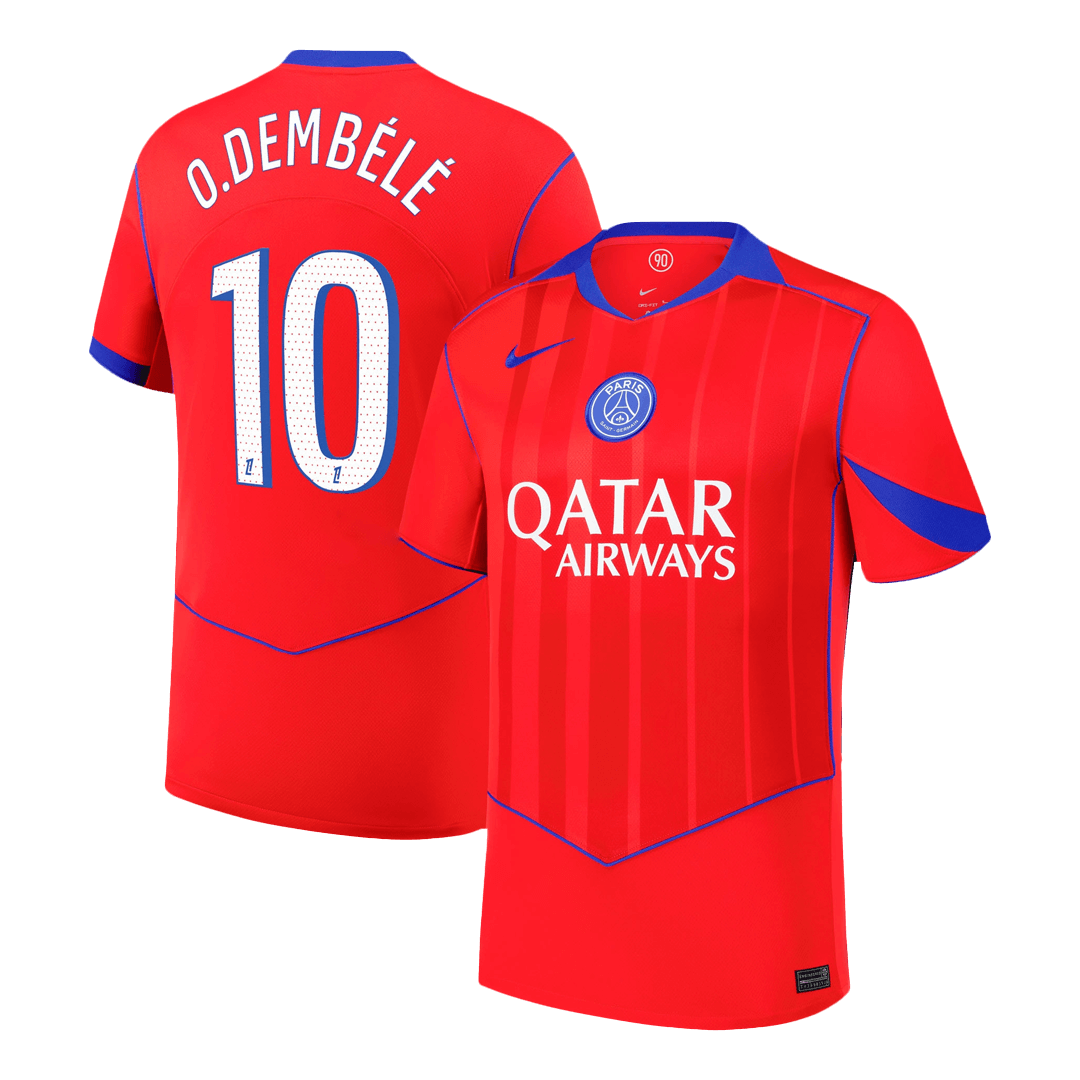 O.DEMBÉLÉ #10 PSG Third Away Soccer Jersey 2025/26 - gogoalshop