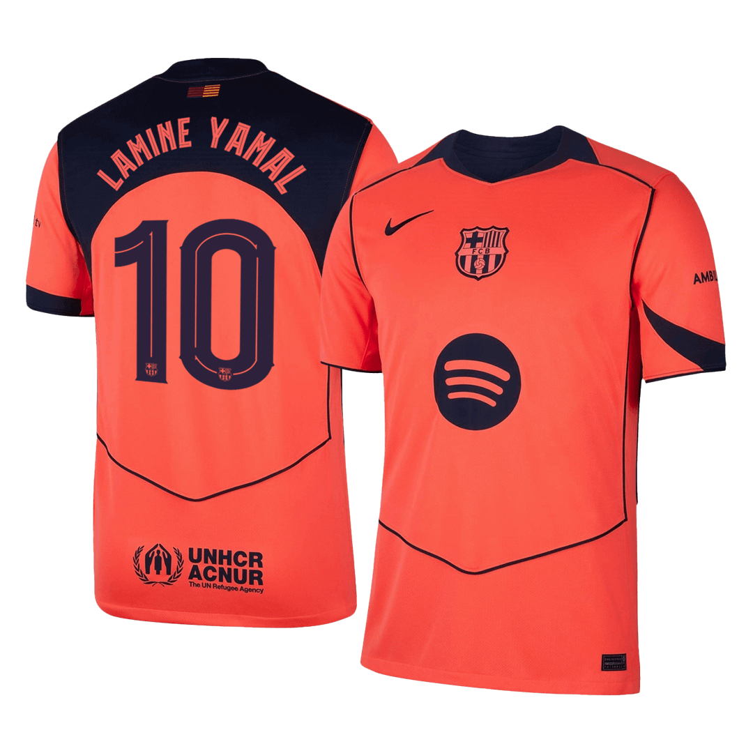 LAMINE YAMAL #10 Barcelona Third Away Soccer Jersey 2025/26 -UCL - gogoalshop