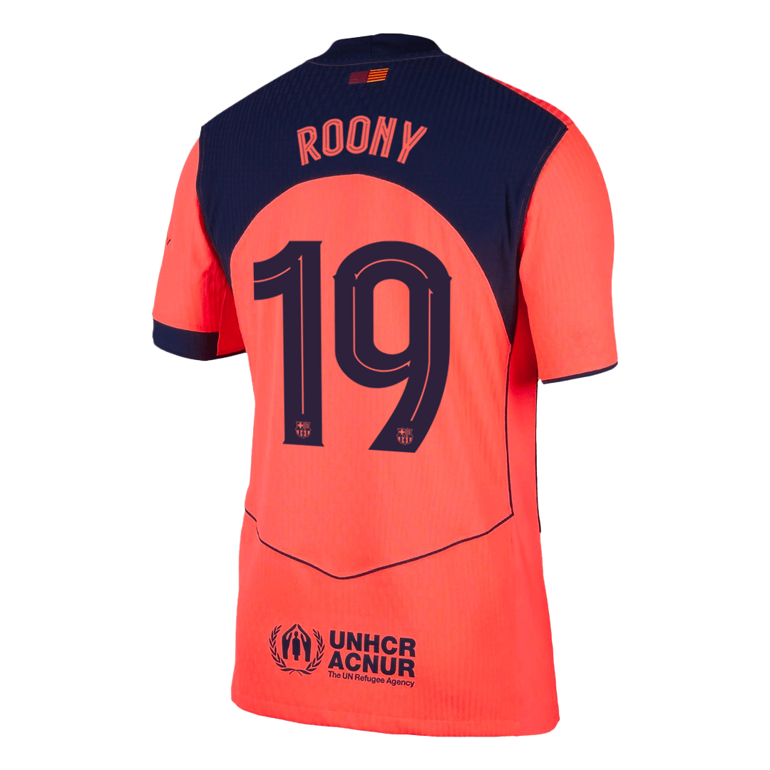 ROONY #19 Barcelona Third Away Player Version Jersey 2025/26 - UCL - gogoalshop
